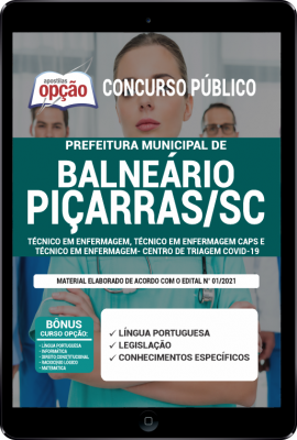 Apostila Prefeitura de Balneário Piçarras - SC em PDF - Técnico em Enfermagem