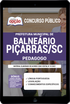 Apostila Prefeitura de Balneário Piçarras - SC em PDF - Pedagogo