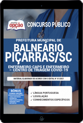 Apostila Prefeitura de Balneário Piçarras - SC em PDF - Enfermeiro
