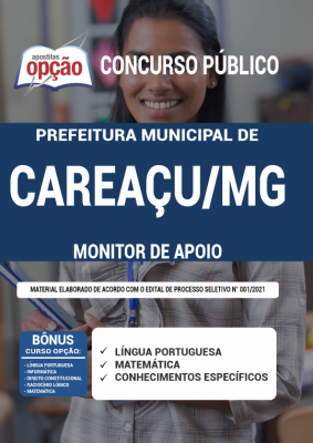 Apostila Prefeitura de Careaçu - MG- Monitor de Apoio