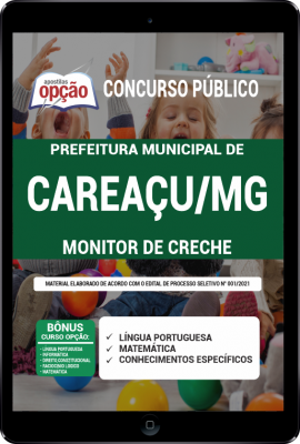 Apostila Prefeitura de Careaçu - MG em PDF - Monitor de Creche