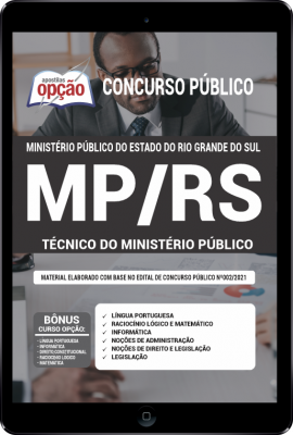 Apostila MP-RS em PDF - Técnico do Ministério Público