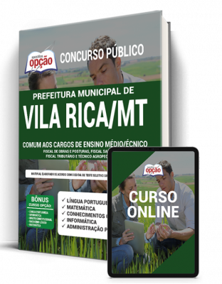 Apostila Prefeitura de Vila Rica - MT - Comum aos Cargos de Ensino Médio/Técnico
