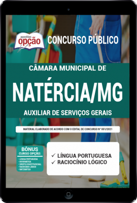 Apostila Câmara de Natércia - MG em PDF - Auxiliar de Serviços Gerais