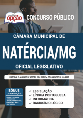 Apostila Câmara de Natércia - MG - Oficial Legislativo