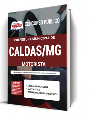 Apostila Prefeitura de Caldas - MG - Motorista