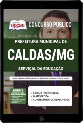 Apostila Prefeitura de Caldas - MG em PDF - Serviçal da Educação