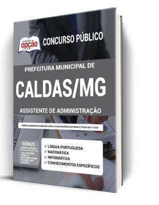 Apostila Prefeitura de Caldas - MG - Assistente de Administração