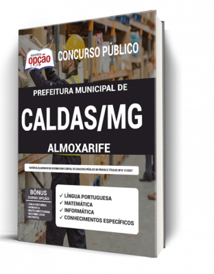 Apostila Prefeitura de Caldas - MG - Almoxarife