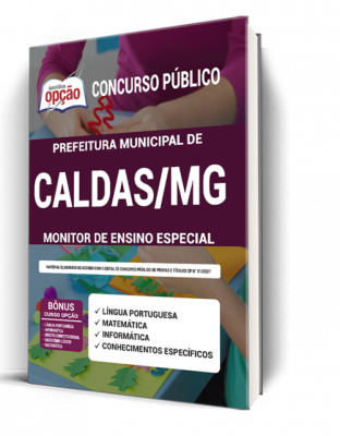 Apostila Prefeitura de Caldas - MG - Monitor de Ensino Especial