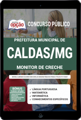 Apostila Prefeitura de Caldas - MG em PDF - Monitor de Creche