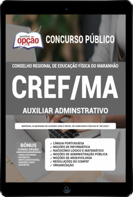 Apostila CREF-MA em PDF - Auxiliar Administrativo