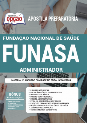 Apostila FUNASA - Administrador