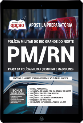 Apostila PM-RN em PDF - Praça da Polícia Militar (Feminino e Masculino)