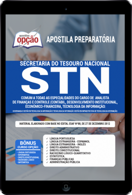 Apostila STN - Comum a todas as Especialidades do Cargo de Analista de Finanças e Controle