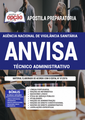 Apostila ANVISA - Técnico Administrativo