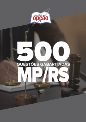 Caderno MP-RS - 500 Questões Gabaritadas