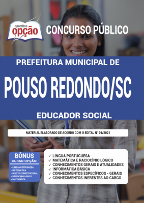 Apostila Prefeitura de Pouso Redondo - SC - Educador Social