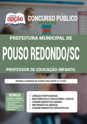 Apostila Prefeitura de Pouso Redondo - SC - Professor de Educação Infantil