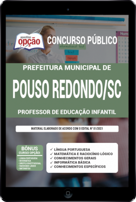 Apostila Prefeitura de Pouso Redondo - SC em PDF - Professor de Educação Infantil