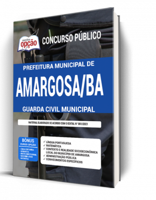 Apostila Prefeitura de Amargosa - BA - Guarda Civil Municipal