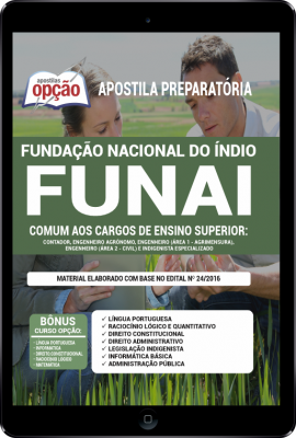 Apostila FUNAI em PDF - Comum aos Cargos de Ensino Superior