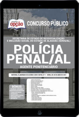 Apostila Polícia Penal - AL em PDF - Agente Penitenciário