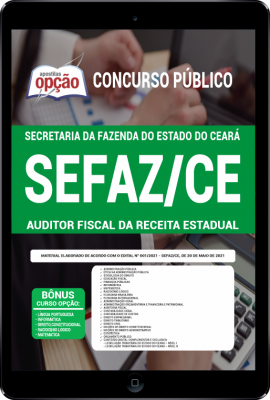 Apostila SEFAZ-CE em PDF - Auditor Fiscal da Receita Estadual