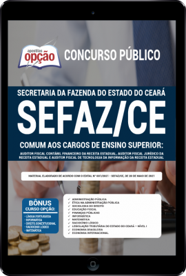 Apostila SEFAZ-CE em PDF - Comum aos Cargos de Ensino Superior