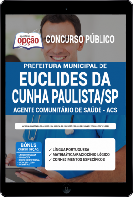 Apostila Prefeitura de Euclides da Cunha Paulista - SP em PDF - Agente Comunitário de Saúde - ACS