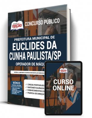 Apostila Prefeitura de Euclides da Cunha Paulista - SP - Operador de Máquinas