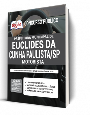 Apostila Prefeitura de Euclides da Cunha- SP - Motorista