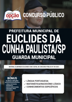 Apostila Prefeitura de Euclides da Cunha - SP - Guarda Municipal