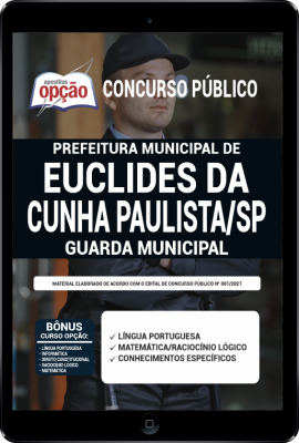 Apostila Prefeitura de Euclides da Cunha - SP - SP em PDF - Guarda Municipal