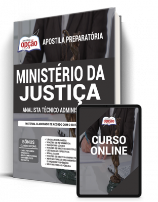 Apostila Ministério da Justiça - Analista Técnico Administrativo