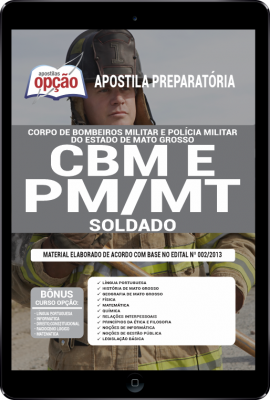 Apostila CBM-MT e PM-MT em PDF - Soldado