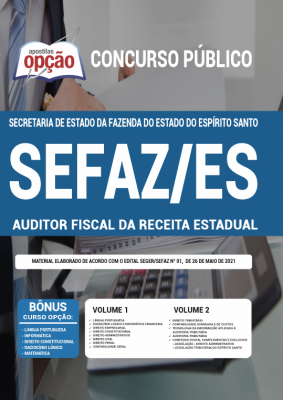 Apostila SEFAZ-ES - Auditor Fiscal da Receita Estadual