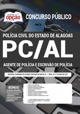 Apostila PC-AL - Agente de Polícia e Escrivão de Polícia