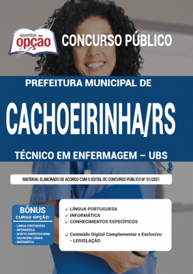 Apostila Prefeitura de Cachoeirinha - RS - Técnico em Enfermagem – UBS
