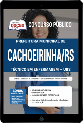 Apostila Prefeitura de Cachoeirinha - RS em PDF - Técnico em Enfermagem – UBS