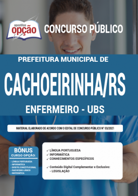 Apostila Prefeitura de Cachoeirinha - RS - Enfermeiro – UBS