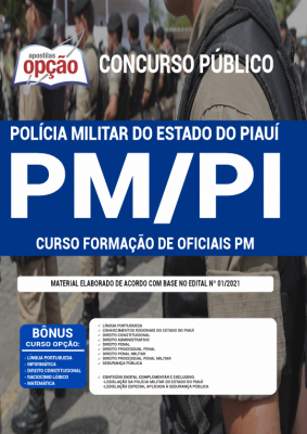 Apostila PM-PI - Curso de Formação de Oficiais PM