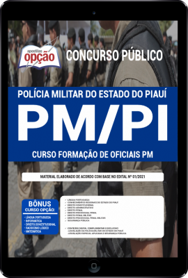 Apostila PM-PI em PDF - Curso de Formação de Oficiais PM