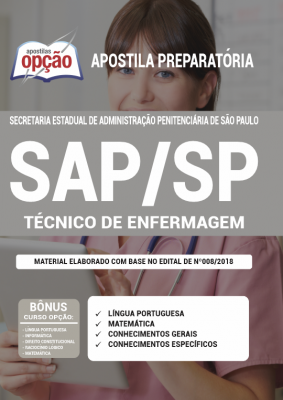 Apostila SAP-SP - Técnico de Enfermagem