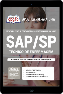 Apostila SAP-SP em PDF - Técnico de Enfermagem