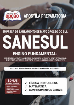 Apostila SANESUL-MS - Ensino Fundamental