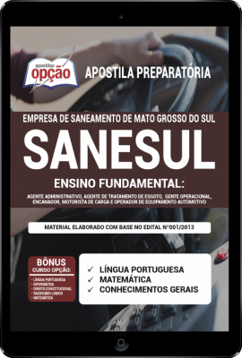 Apostila SANESUL-MS em PDF - Ensino Fundamental