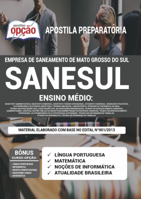 Apostila SANESUL-MS - Ensino Médio