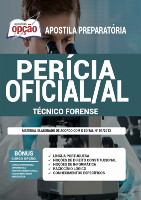 Apostila Perícia Oficial - AL - Técnico Forense