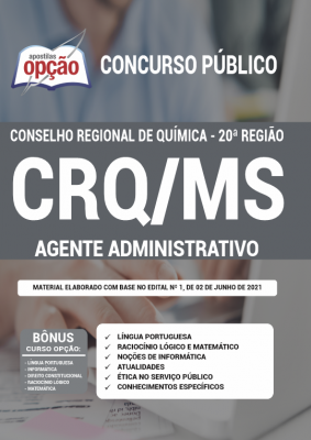 Apostila CRQ-MS - Agente Administrativo